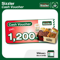 [Cash Voucher] Sizzler Value 1200 THB (Dine-in or Takeaway only) คูปองแทนเงินสดซิสเลอร์มูลค่า 1200 บาท สำหรับทานที่ร้าน หรือ รับกลับบ้าน เท่านั้น ใช้ได้ถึงวันที่ 31 ต.ค. 66