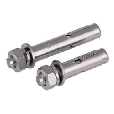 304 Stainless Steel Sekrup Ekspansi/Panjang Sekrup Ekspansi/Tarik dan Ledakan Kait Sekrup/Baut M12-M20 2Pcs