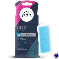 Veet Expert Face Wax Strips Long Lasting Smoothness 20 Pack ผลิตภัณฑ์กำจัดขนสำหรับผิวกายสูตรอ่อนโยนพิเศษจากออสเตรเลียของแท้