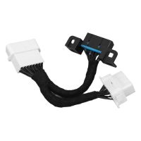 [COD] 0.15m 16Pin OBD2 Splitter Extension Y Cable Male to Female for Car Diagnostic