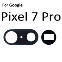 ฝาปิดเลนส์กระจกกล้องถ่ายรูปด้านหลังด้านหลังพร้อมสติกเกอร์สำหรับ Google Pixel 6 6A 7 Pro ชิ้นส่วนอะไหล่ทดแทน