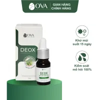 Serum khử mùi hôi nách Ova DeoX, ức chế tiết mồ hôi, kháng khuẩn khử mùi hôi nách làm sáng da vùng nách an toàn 5ml