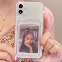 เคสมือถือแบบใส มีช่องใส่บัตร สำหรับ OPPO A1K F9 Pro A15 A15S A16 A16K A16E A5S A7 A12 A32 A33 A53 A53S A52 A72 A92 A54 A74 A76 A31 A5 A9 2020 A91 A93 A94 A95 Reno 3 4 4F 5 5F 6 6Z 7