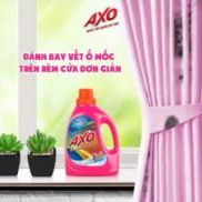 NƯỚC TẨY QUẦN ÁO MÀU AXO HƯƠNG HOA ĐÀO 400ML