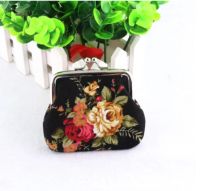 ✿◎✚ Hot Sale Women Coin Purse Cute Wallet Lady Retro Vintage Flower Small Wallet Hasp Purse Retro Kawaii Bag Clutch Bag Monedero