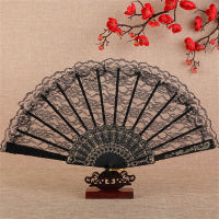 Ornament Shooting Props Vintage Dance Accessories Home Decoration Wedding Decor Folding Hand Fan Lace Fan