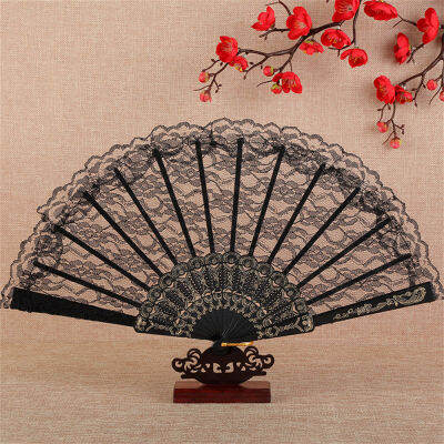 Dance Accessories Gifts Ornament European Style Home Decoration Wedding Decor Dancing Fans Lace Fan