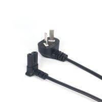 【YF】 AU CN China Argentina 2pins to C7 90 Degree Angle Adapter Power CordAustralia IEC AC Extension Cable 1.5M