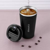 510Ml Smart Thermo Bottle for Coffee LED Temperature Display Thermal Mug Insulated Tumbler Coffee Cup