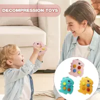 Sensory Fidget Keychain Bag Pendant Sensory Toy Stress Relief Toy Portable Dinosaur Shape Desk Toy Party Favors For Kids Adults charitable