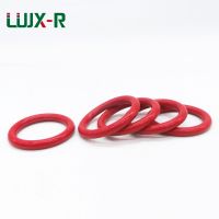 LUJX-R Tebal 2 Mm O Rings Seal Merah VMQ O-Cincin Washer OD19/21/24/26 /28/29/30/31 Mm O Jenis Cincin Segel Silikon Gasket Penyegelan