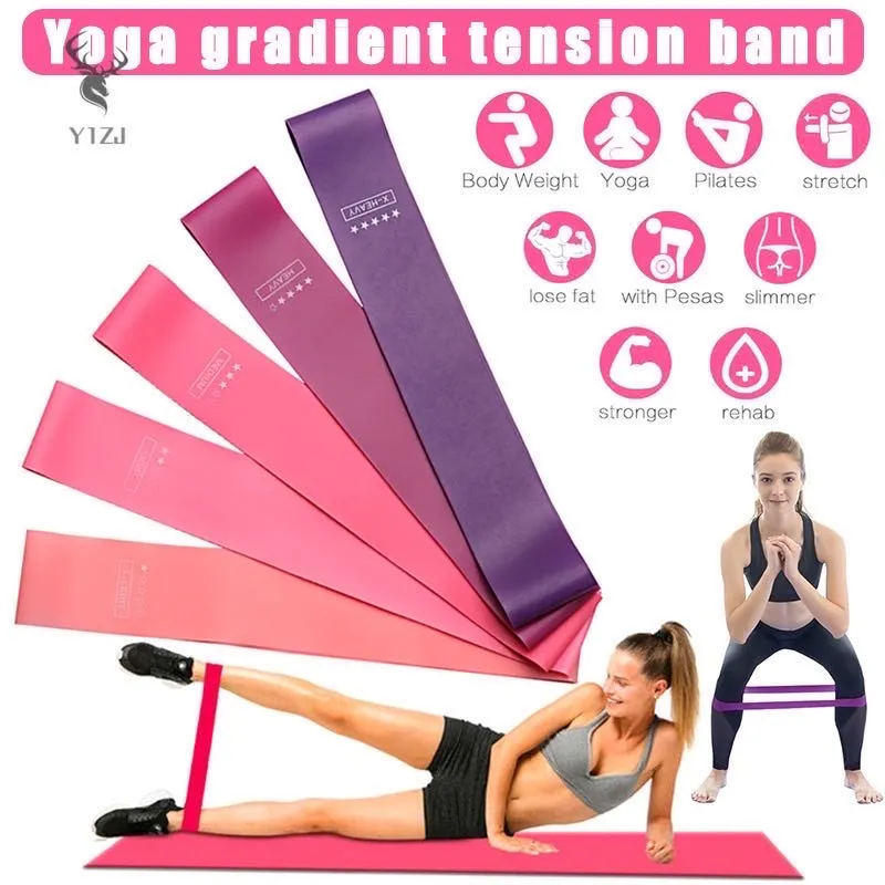 Resistance Long Band Heavy Duty Loop Power Gym Fitness Exercise Yoga Workout GYM 