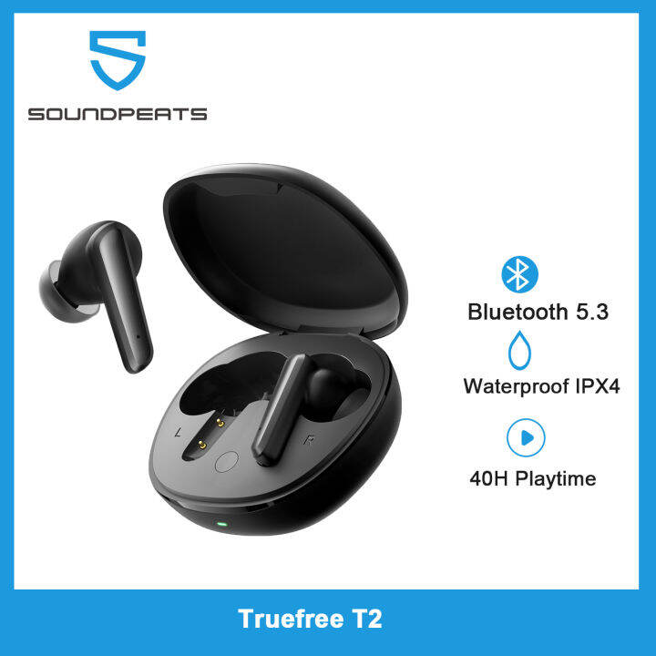 Soundpeats for Truefree T2 Bluetooth V5.3 10mm Driver Game Mode ENC ...