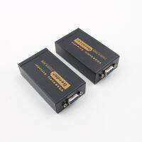 2ชิ้น VGA Extender VGA เคเบิ้ลรับส่งสัญญาณ100เมตร Extender VGA กับ RJ45เครื่องขยายเสียงสนับสนุนสำหรับ DVR ฮาร์ดดิสก์ HD 3D