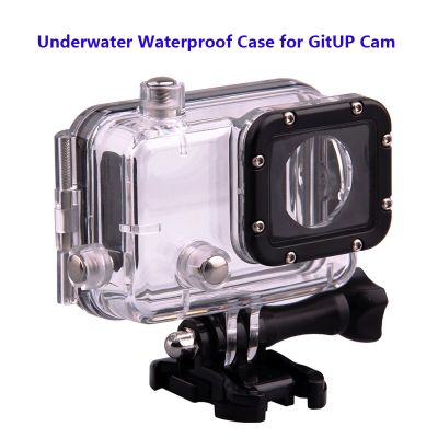 ซองกันน้ำใต้น้ำสำหรับ Gitup Git2 Git2p ดำน้ำ170องศา30เมตรหมวกแบบเอ็กซ์ตรีมกันน้ำกล้องกล้องวิดีโอเล็ก Dvr