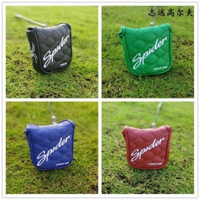 Titleist DESCENNTE Malbonispist Taylormadexxio สากลแมงมุมสีแดงแมงมุมเซ็ตไม้กอล์ฟคลับปลอกหุ้มหัวไม้กอล์ฟลูกสี่เหลี่ยมปลอกหุ้มหัวไม้กอล์ฟหมวกปลอกฝาครอบป้องกัน