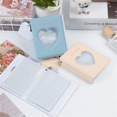 Solid Color Photo Album 3inch 32pockets Photocard Holder Binder Korea Kpop Idol Photo Sleeves Collect Book Pictures Storage Case  Photo Albums
