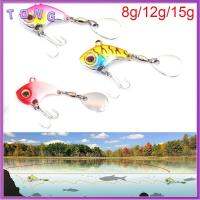 สปินเนอร์ TONG 8G 12G 15G ช้อนสั่นโลหะหมุนเหยื่อสามขาโลหะเหยื่อตกปลา Wobblers Crankbaits