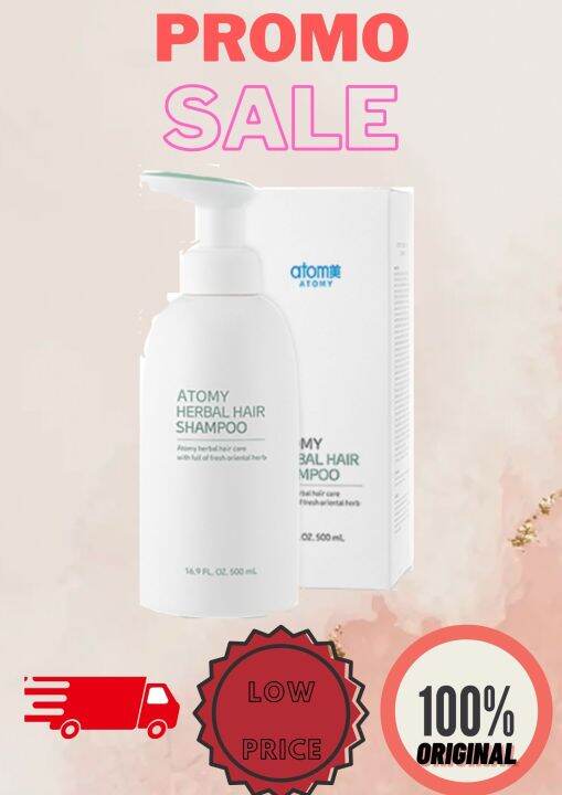 Atomy Herbal Shampoo Anti hair loss Original From Korea (500ml) Lazada