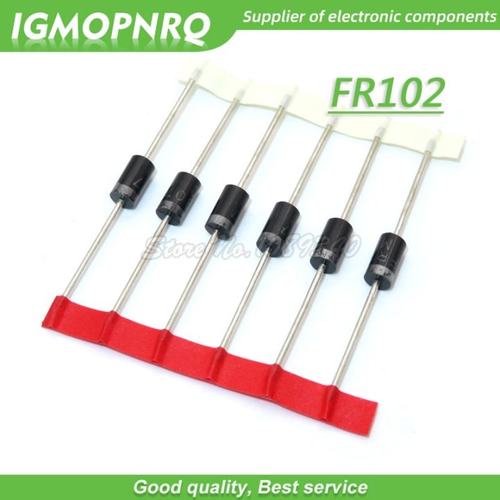 20PCS FR102 DIP 1A 100V DO 41 Fast Recovery Rectifier Diode New Original Free Shipping