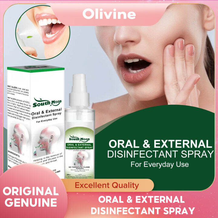 South Moon Oral External Disinfectant Spray Freshen Breath Relieve Dry