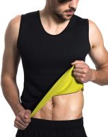 【CW】 Men 39;s Body Shaper Hot Sweat Workout Tank Top Slimming Sauna Vest Neoprene Compression Thermal Shirt Mens Shapewear