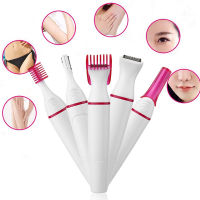 5 In 1 Electric Epilator Women Hair Removal Bikini Trimmer Eyebrow Hair Trimmer Shaver Arm Hair Remover Shaving Machine