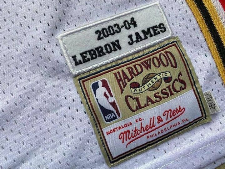 top-quality-hot-sale-mens-cleveland-cavaliers-23-lebronn-james-2003-04-mitchell-ness-swingman-jersey-white