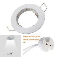 【✱2023 HOT✱】 zao063669 สปอตไลท์หลอด Led Gu10 Mr16 6W 220V ติดตั้งดาวน์ไลต์ไฟสปอร์ตไลท์โคมไฟชุดไฟถ่ายภาพ Led Lampada หลอดไฟ Mr16/Gu5.3ซ็อกเก็ต