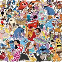 10/30/50/100PCS Cute Disney Character Mickey Mouse The Lion King Cartoon Stickers Aesthetic Laptop Car Mix Anime Sticker Kid Toy Stickers