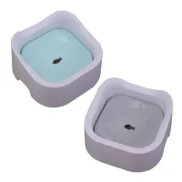 Anti Spill Dog Water Bowl Floating Splash Proof Dog Water Dish Dog Water Bowl Dispenser for Small Medium Large Dogs Cats Slow Feeder Pet Water Bowl vividly