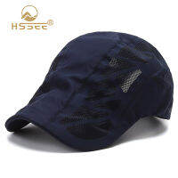 [hot]HSSEE Quick-drying Running Cap Breathable and Comfortable Mesh Caps Unisex Outdoor Sports Sun Hat Fishing Run Accessories