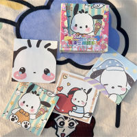 Zakka 【โคเด】บันทึก Sanrio น่ารักในกล่องโน้ตไม่เหนียวเหนอะหนะน่ารักกลัวหัวใจสุนัขการ์ตูนผู้หญิง