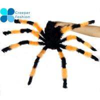 CREEPER สีดำสีดำ 30-150ซม. ค่ะ ยักษ์ใหญ่ใหญ่ Spiderweb สีดำสีดำ ของขวัญสำหรับเด็ก กิจกรรมกลางแจ้งกลางแจ้ง อุปกรณ์ฮาโลวีน น่ากลัวมากๆ ของเล่นตุ๊กตาผ้า ตกแต่งบ้านผีสิง อุปกรณ์ประกอบฉากฮาโลวีน ตุ๊กตาแมงมุมผ้าพลัฌ