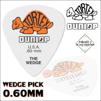 Pick Dunlop รุ่น TORTEX WEDGE 0.60 mm ส้ม (Made in USA)