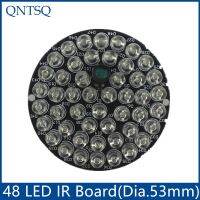 บอร์ด IR LED 850nm อุปกรณ์เสริม CCTV แบบประหยัดสำหรับการมองเห็นได้ในเวลากลางคืนกล้องวงจรปิดขนาดเส้นผ่าศูนย์กลาง53มม./47มม. CY48F5-90A ครั้งใหญ่