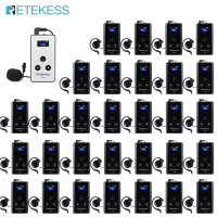 Retekess tt101 ไกด์นำเที่ยวไร้สายการตรวจสอบสแตนด์บายนานสวิตช์ปิดเสียงระบบการฟังอำนวยความสะดวกสำหรับคริสตจักรพร้อมกัน