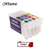 Oyfame สำหรับ T35เอปสัน T35xl T3591t3594ตลับหมึกเติม T3581-T3584ตลับหมึกสำหรับ Wf4720dwf Epson Wf4725dwf เครื่องพิมพ์ Wf4730dwf