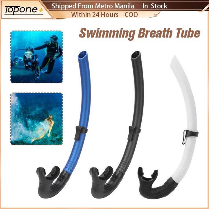 Swimming Diving Air Breathing Tube PVC Snorkel Wet Breathing Tube ...