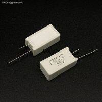 ✶ 5Pcs RX27 RX2-5 Vertical Cement Resistor Resistance 5W 0.02R-150K Ohm Ceramic Copper Foot