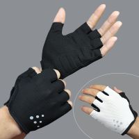 hotx【DT】 Half Cycling Gloves Breathable Sweat Proof Men Sport  Anti-shock Guantes Ciclismo