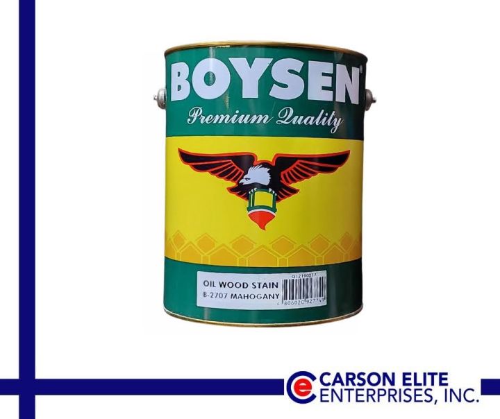 Boysen Oil Wood Stain B-2707 Mahogany - 4 Liters (gallon) 