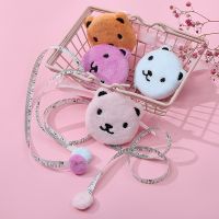 Portable 150cm 60 Inch Cartoon Plush Retractable Tape Measure Ruler Sewing Tool Cute Bear Tape Measure Body Measuring Tape