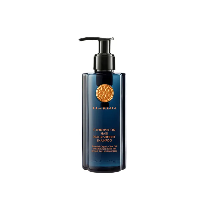 HARNN CYMBOPOGON HAIR NOURISHMENT SHAMPOO WITH CERTIFIED ORGANIC OLIVE OIL 230 ML. Lazada.co.th