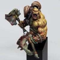 1/12 Orc Rager Resin Model Bust GK Sci-fi theme Unassembled and unpainted kit