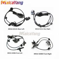 4pcs ABS Wheel Speed Sensor FL/FRRL/RR for Toyota Corolla 89542-02080 89543-02080 89516-02121 89516-02111 High Quality