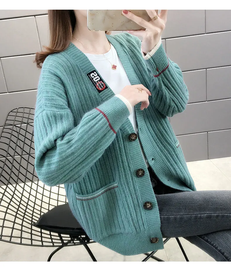 Áo Cardigan nữ Tổng Hợp Các Mẫu Áo Khoác Len Cadigan Cổ V Dáng Dài Frsz Phù  Hợp Với Nữ 2022 - MixASale