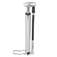 Bike Pump 160PSI Cycling Tire Ball Floor Inflator CNC Alloy Barrel with Bleeder Pedal Hose Presta Schrader Valve