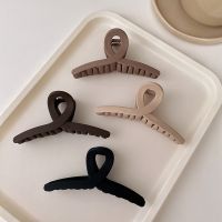 Korean Suede Cross Hair Claw Barrettes for Women Fashion Girl Out Claw Crab Bands Winter Hair Clip Headwear Hair Accessories