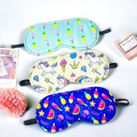 ผ้าปิดตา Sleeping eye Mask คละลาย คละสี